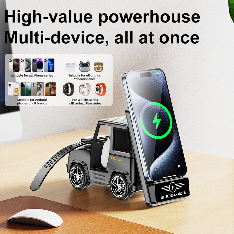 Smartwatch Ac - Chargeur sans fil multifonctionnel 3 en