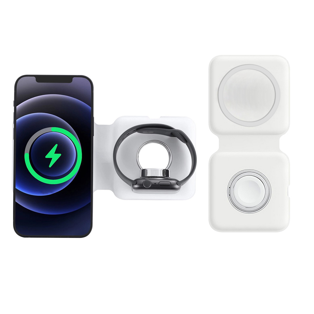 Smartwatch X12 - 2IN1 Magsafe duo chargeur magnétique sans