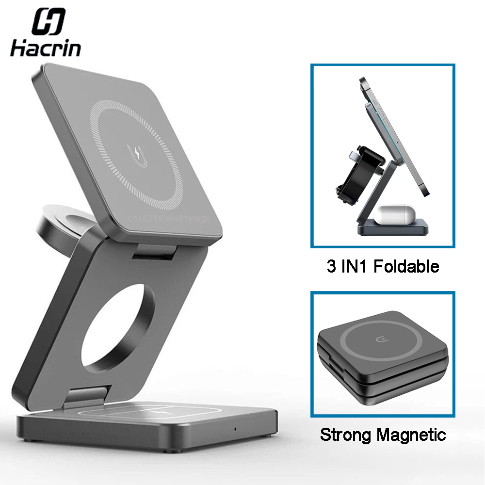 Smartwatch Ac - Chargeur sans fil 3 en 1,
