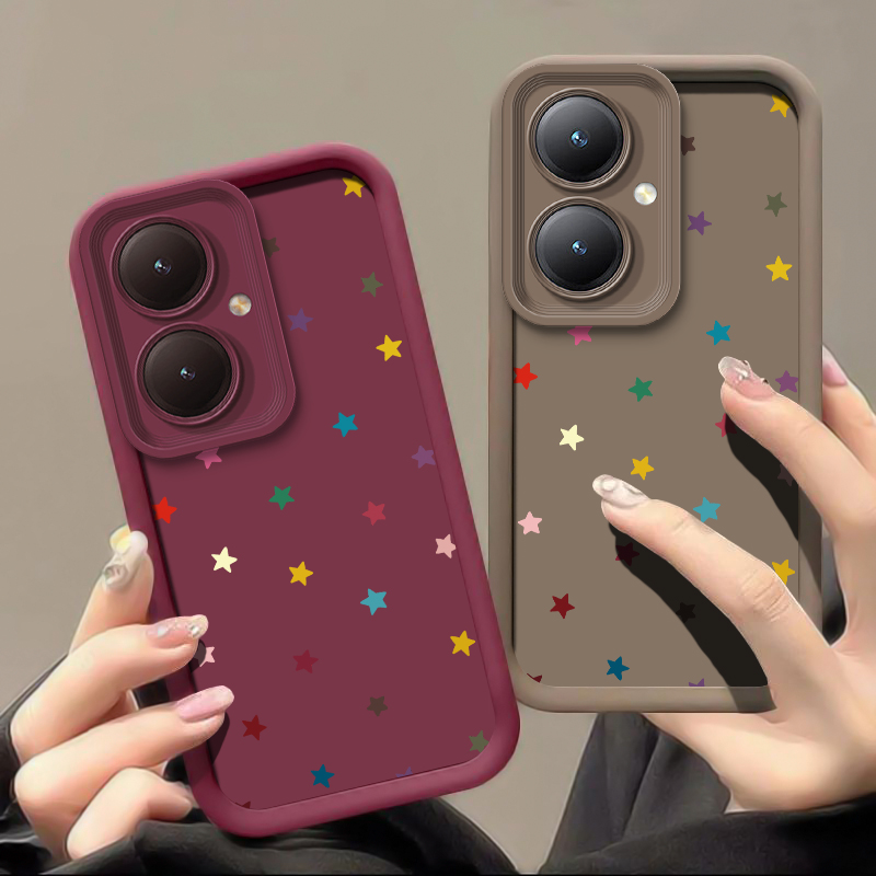 Vivo Y28 - Coque de téléphone à imprimé étoiles