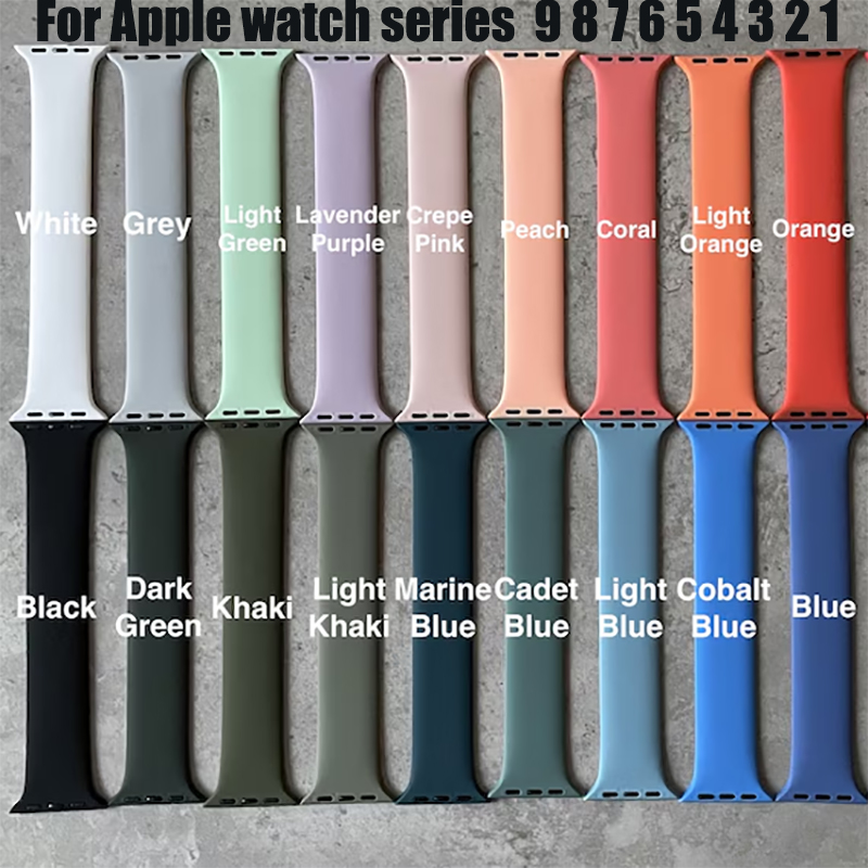Sport Loop Strap - Solo Loop silicone pour bracelet de