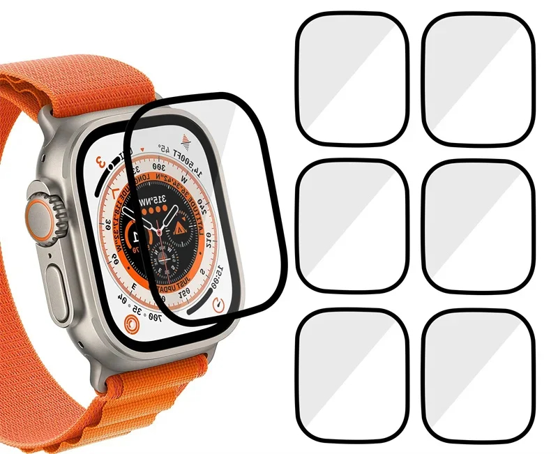 Watch Case Bumper - Protecteur d'écran en film trempé 3D
