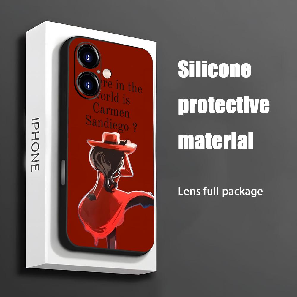 Apple Iphone 16 - Coque de téléphone dessin animé Carmen