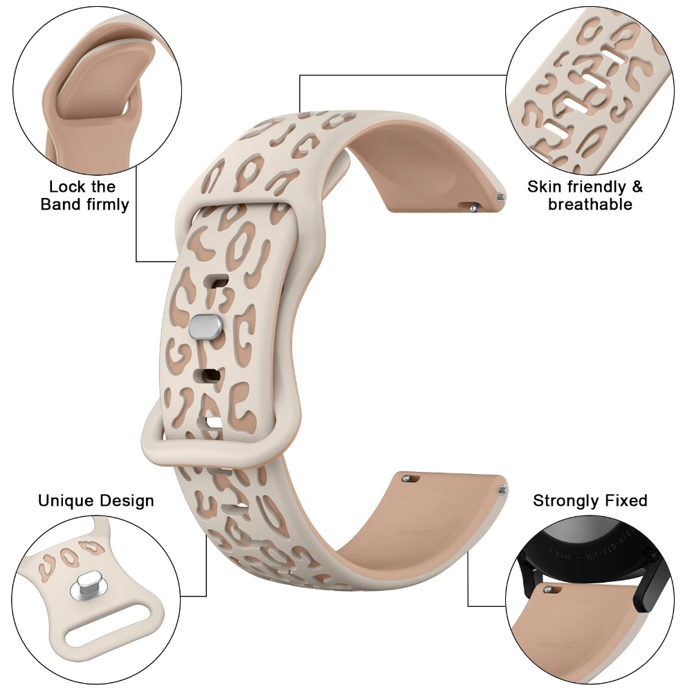 Xiaomi Smartwatch S3 Accessories - Bracelet léopard en Silicone pour montre