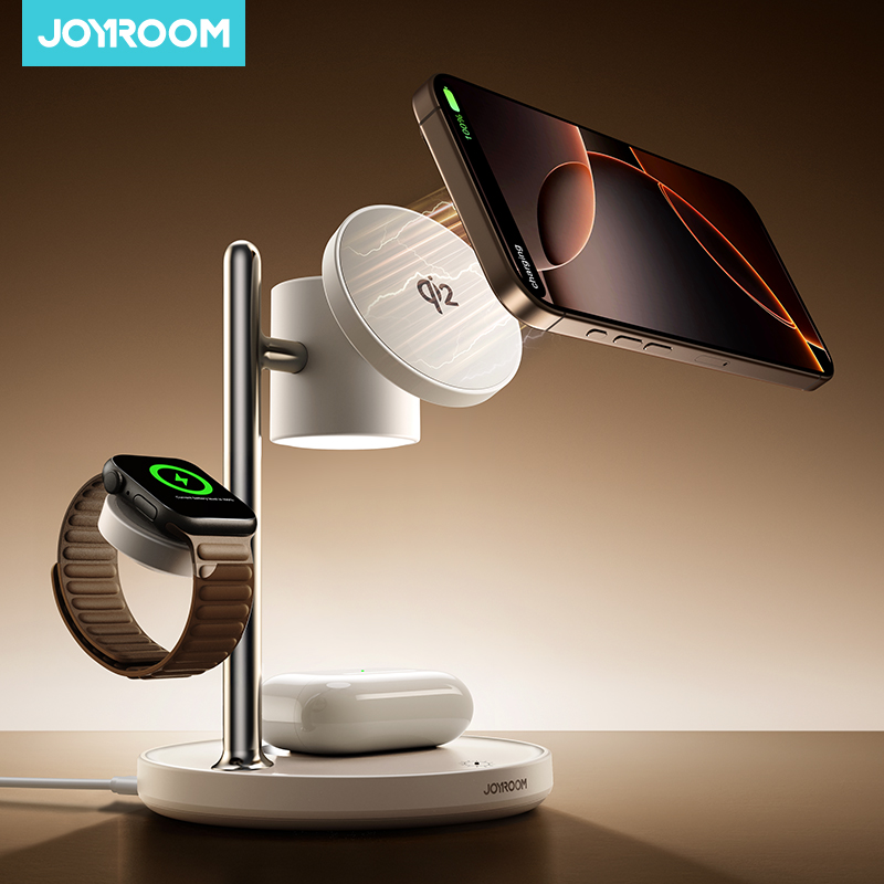 Smartwatch Ac - Station de charge magnétique 4-en-1 Joyroom