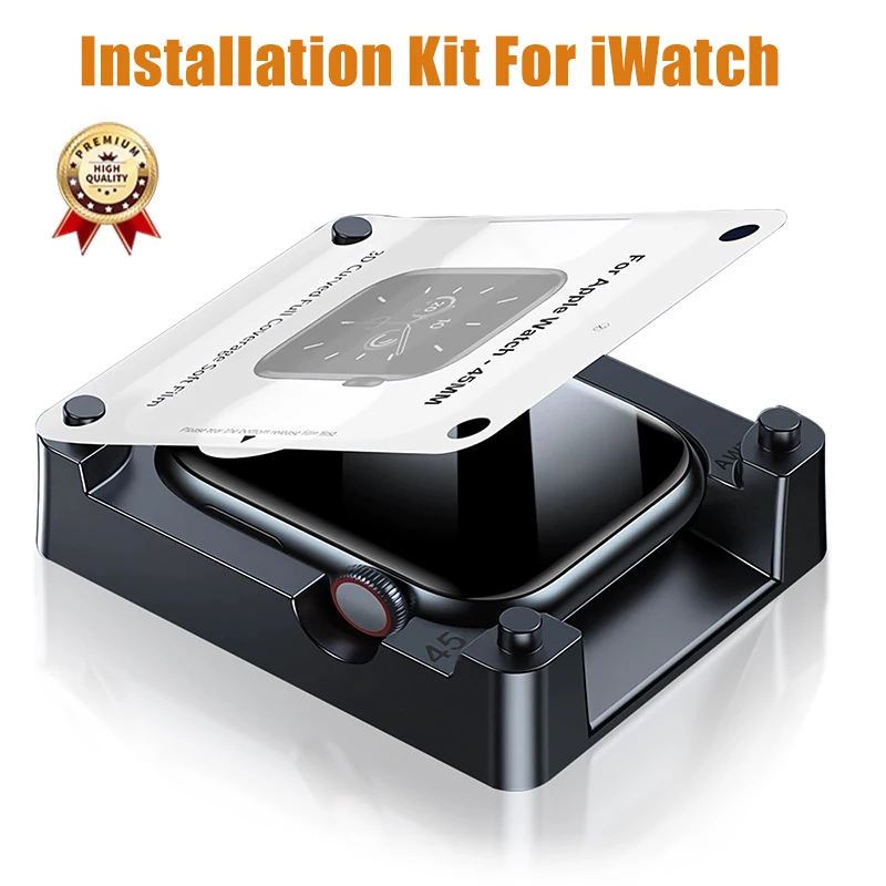 Watch Case Bumper - Plateau d'installation protecteur d'écran pour Apple