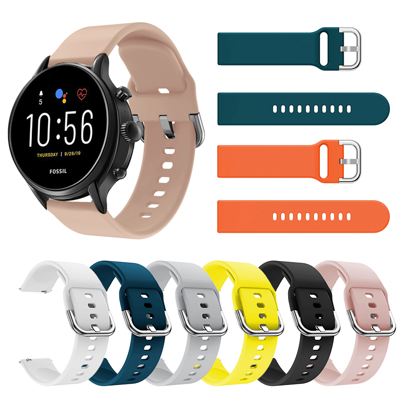 Bracelet en silicone pour mont - Fossil Smartwatch Accessories avis et prix