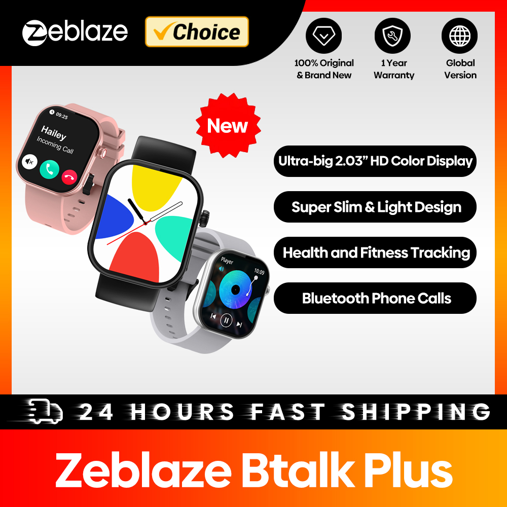 Nouveau Zeblaze Btalk Plus app - Smartwatch X12 avis et prix
