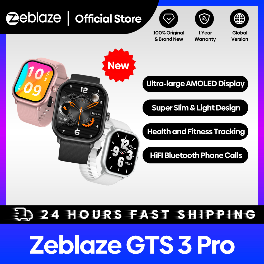 Nouveau Zeblaze GTS 3 Pro appe - Smartwatch Face avis et prix
