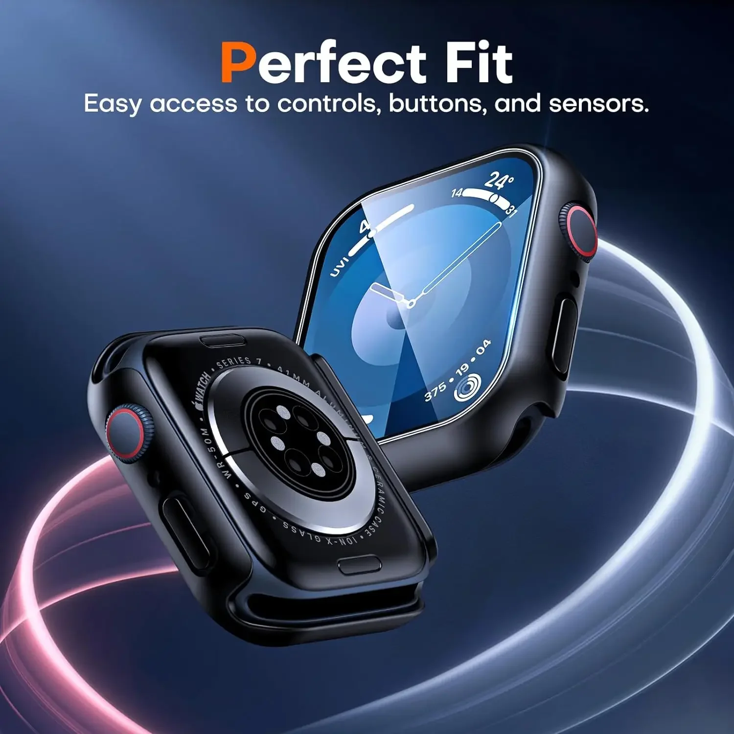 2 pièces housse pour Apple Wat - Watch Case Bumper avis et prix